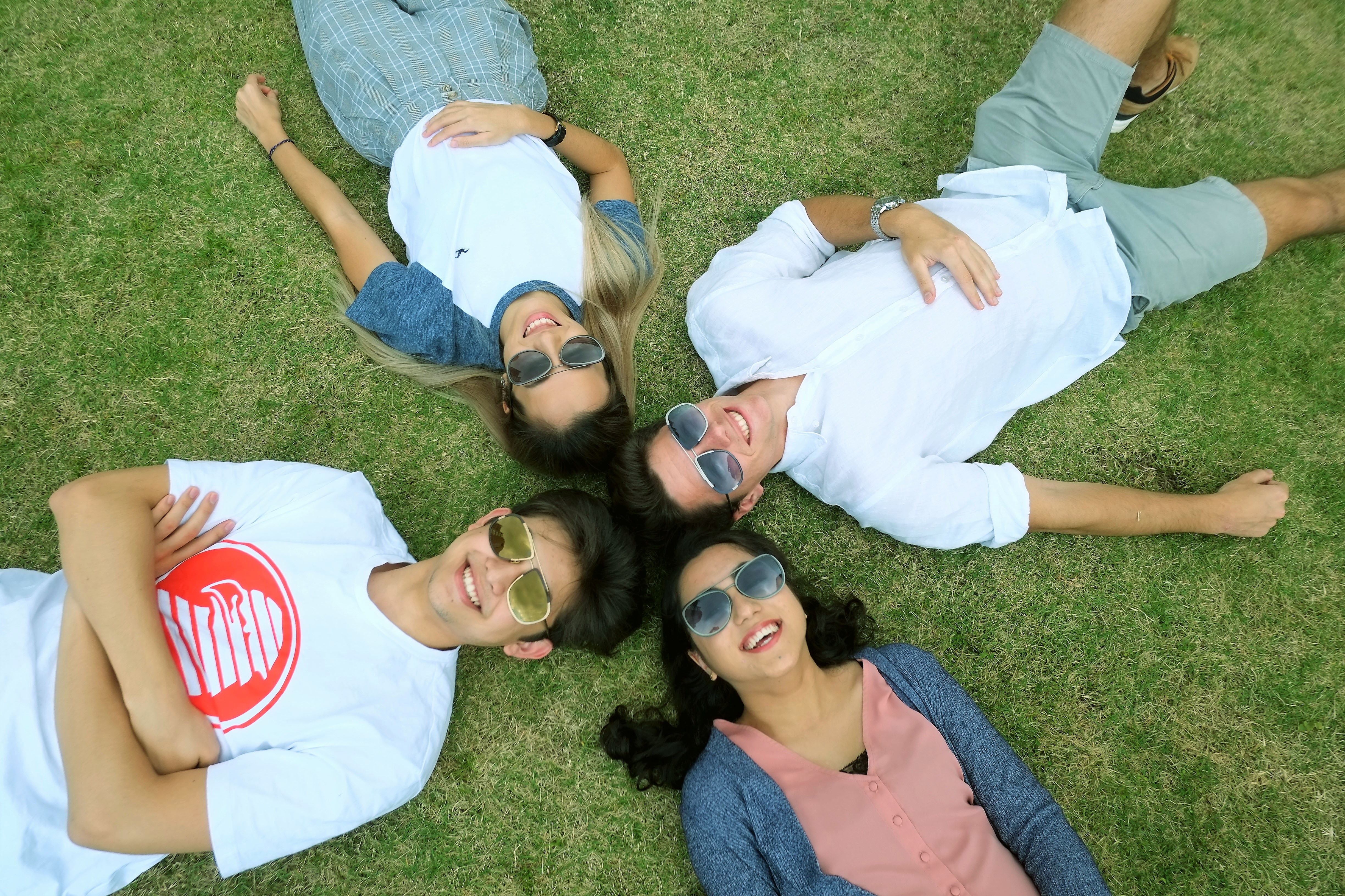 students with sunglasses